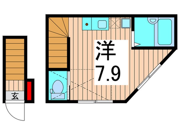 アイビーハウス堀切　Ｎ棟の物件間取画像