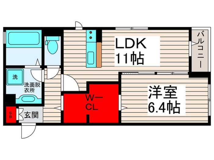 ラピュタ　ウイングスの物件間取画像