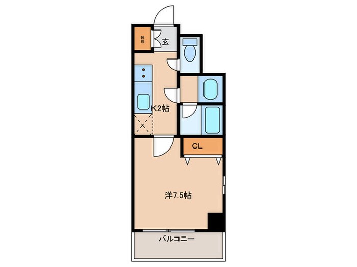 リヴシティ田町（1001）の物件間取画像