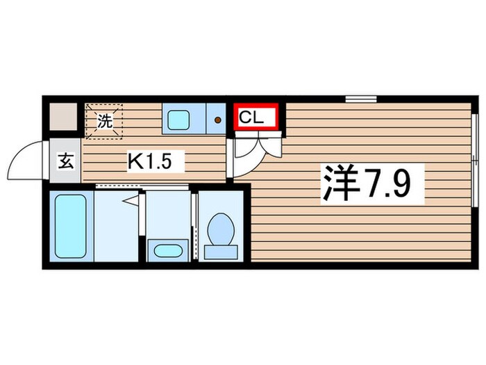 サンハイツAの物件間取画像