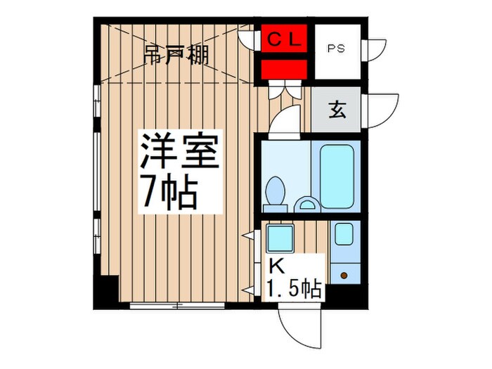 ウィステリア  ハイツ大久保の物件間取画像