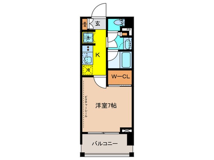 ブランシエスタ久が原の物件間取画像