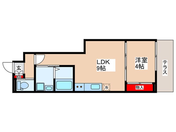 グランプラム箱根ケ崎の物件間取画像