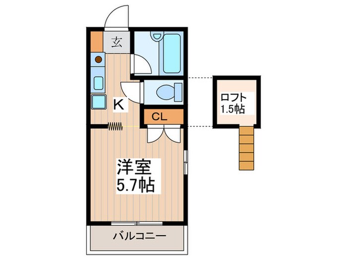 カ－サ沙羅樹の物件間取画像