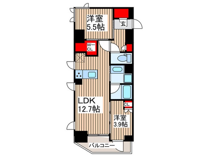 ルフォンプログレ上野稲荷町の物件間取画像