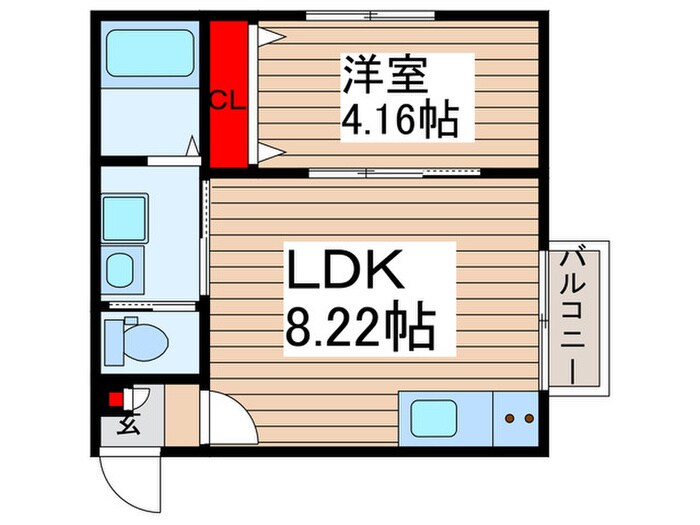 ＫＨ谷津の物件間取画像