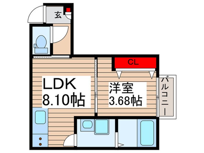 ＫＨ谷津の物件間取画像