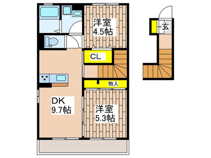 ヴァンベール湘南Ⅲの物件間取画像