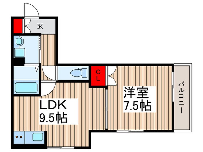 アトリエールの物件間取画像