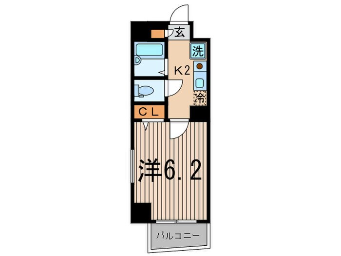 リクレイシア西麻布Ⅱ番館(1001)の物件間取画像