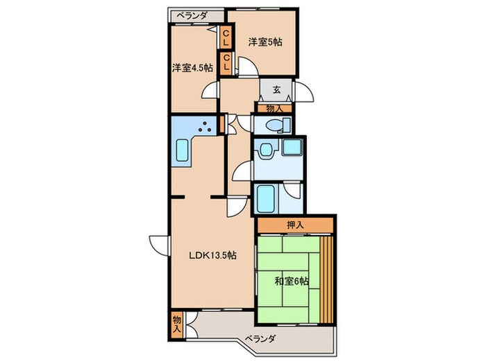 Ｔ′ｓｇａｒｄｅｎ横浜反町の物件間取画像