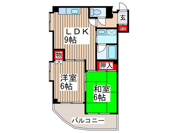 ツカサビルの物件間取画像