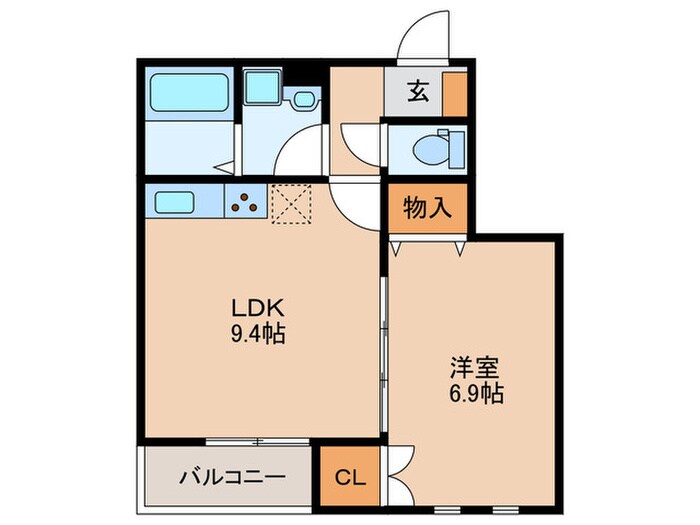 メゾンエスペリアの物件間取画像