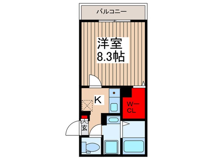 サンティエⅠの物件間取画像