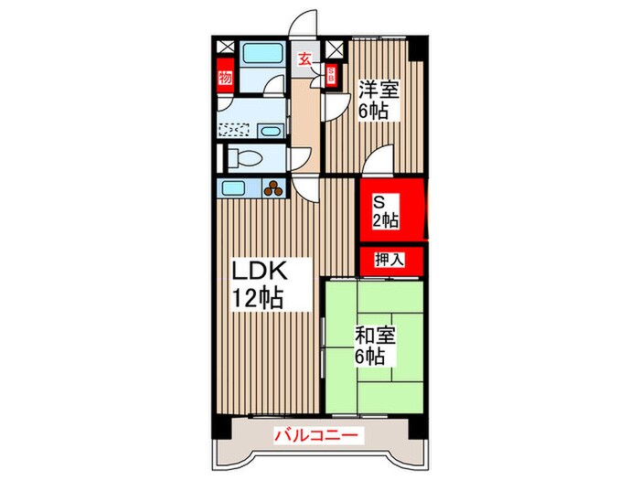 グランパレス越谷の物件間取画像