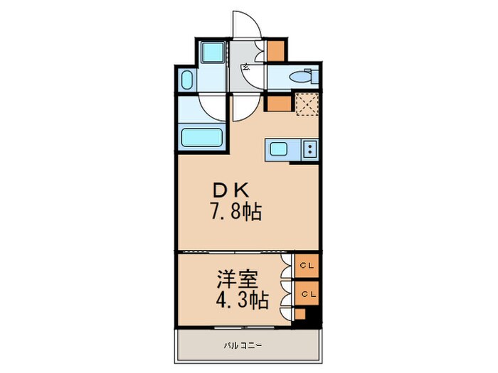 パークハビオ飯田橋の物件間取画像