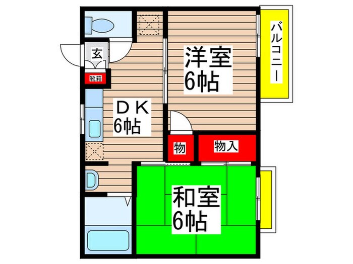 物件間取画像