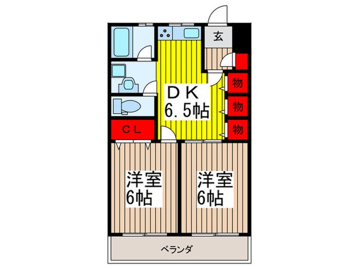 領家コープマンションの物件間取画像