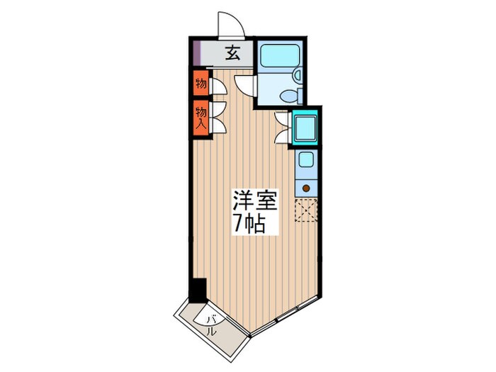 三越東中野マンション(１－１２)の物件間取画像