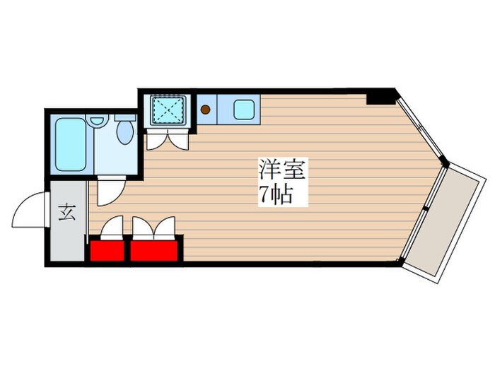 三越東中野マンション(１－１２)の物件間取画像