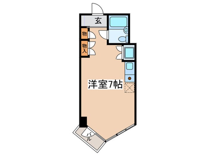 三越東中野マンション(１－１２)の物件間取画像