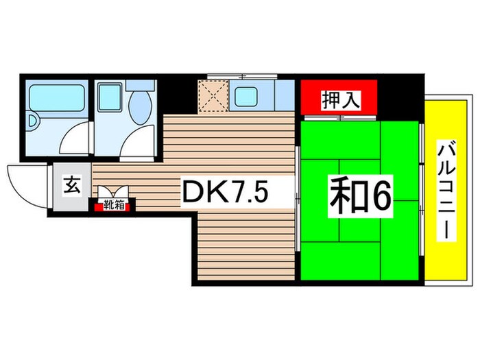 サンハイツ桑葉（４Ｆ－５Ｆ）の物件間取画像