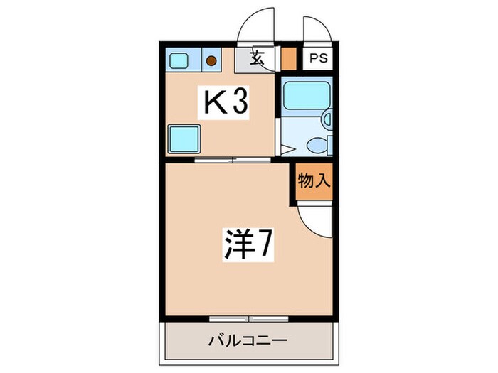 コ－ポ・ニシキの物件間取画像