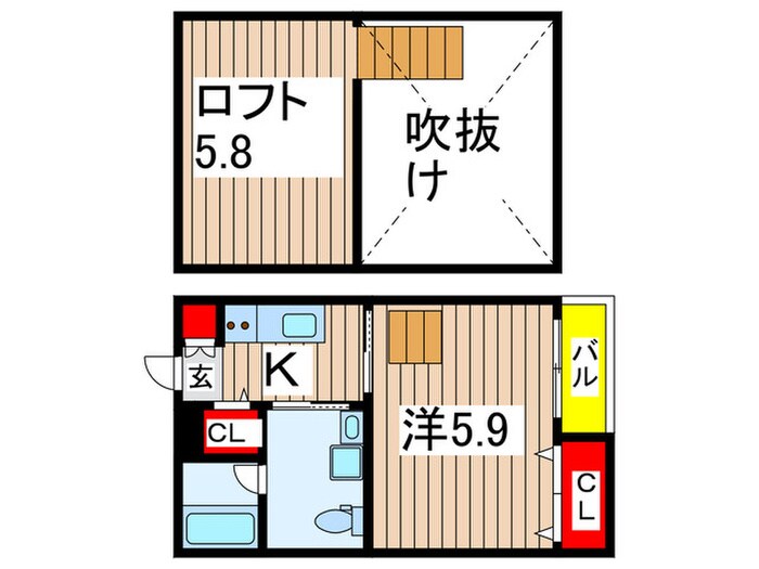 グランクレールの物件間取画像