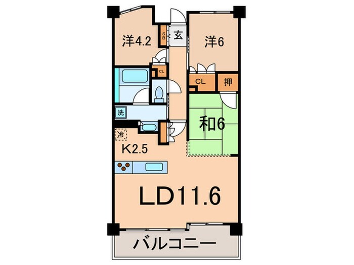 コンフォリア上池台の物件間取画像