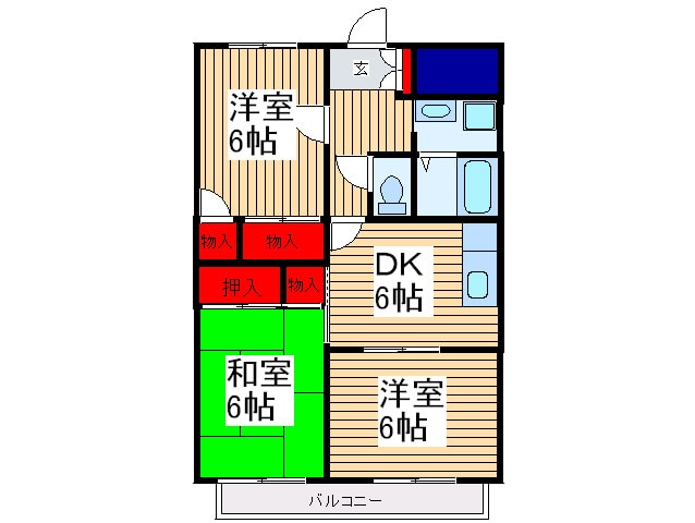 ヌーベルシャトー朝霞の物件間取画像