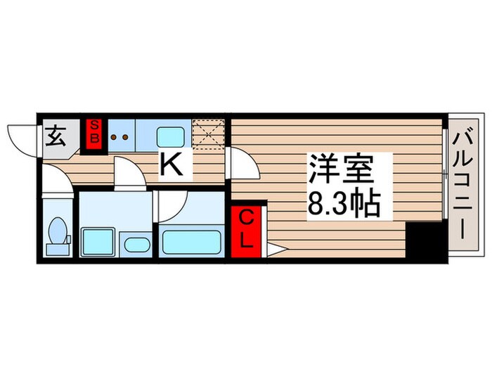 マーロ千住クレストタップⅡの物件間取画像