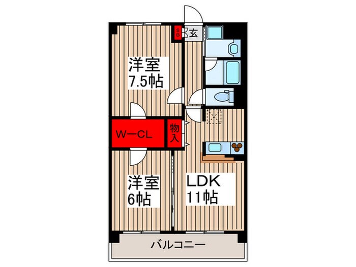 Ms　SQUAREの物件間取画像