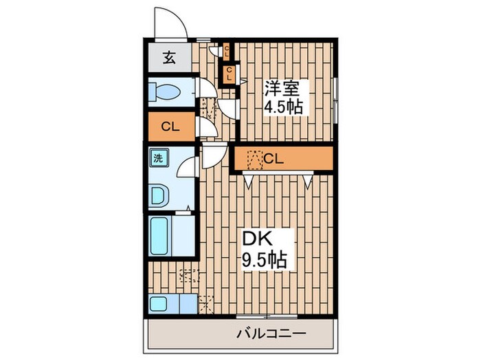 錦荘の物件間取画像