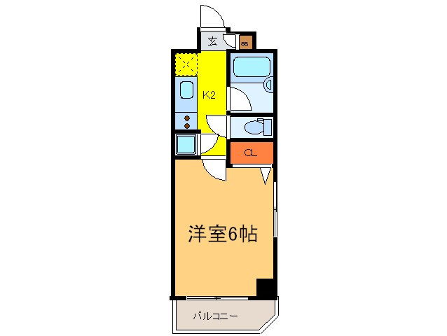 ﾌﾟﾚ-ﾙ･ﾄﾞｩ-ｸ大島PARK SIDE(703)の物件間取画像