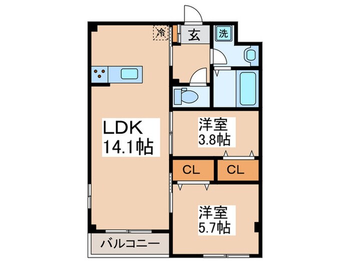 ENISIAの物件間取画像