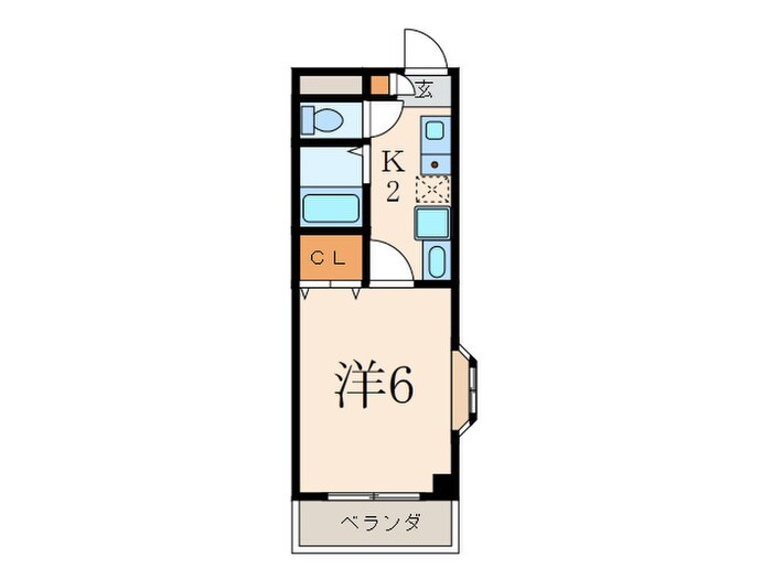 グレ－スリベラＡの物件間取画像