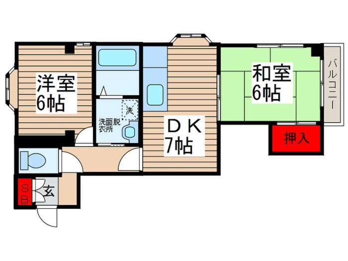 ラフィ－ヌ・新松戸南の物件間取画像
