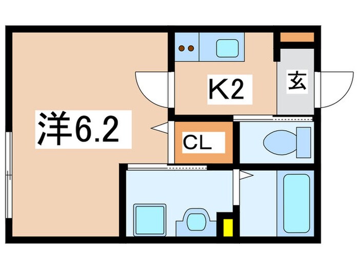 ベイルーム京急久里浜の物件間取画像