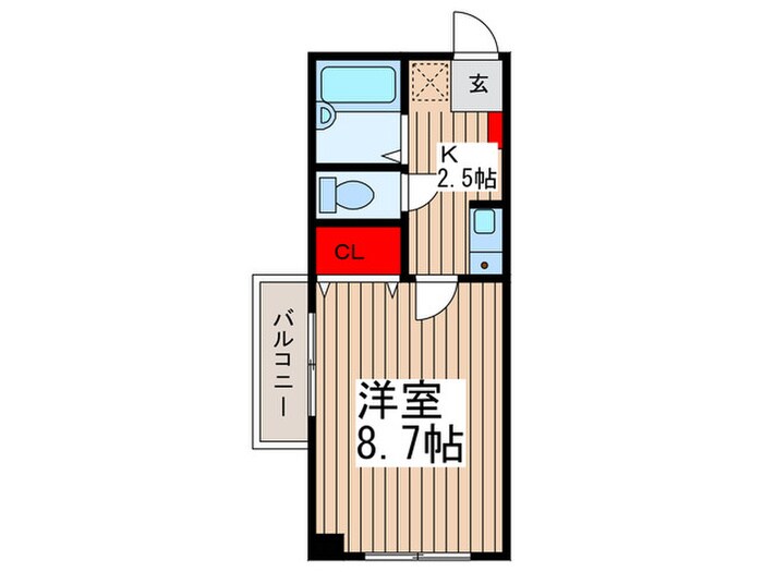 エストゥディオ尾高の物件間取画像