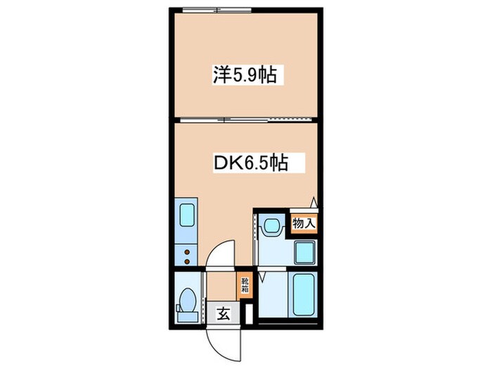 ベイルーム本厚木寿町の物件間取画像