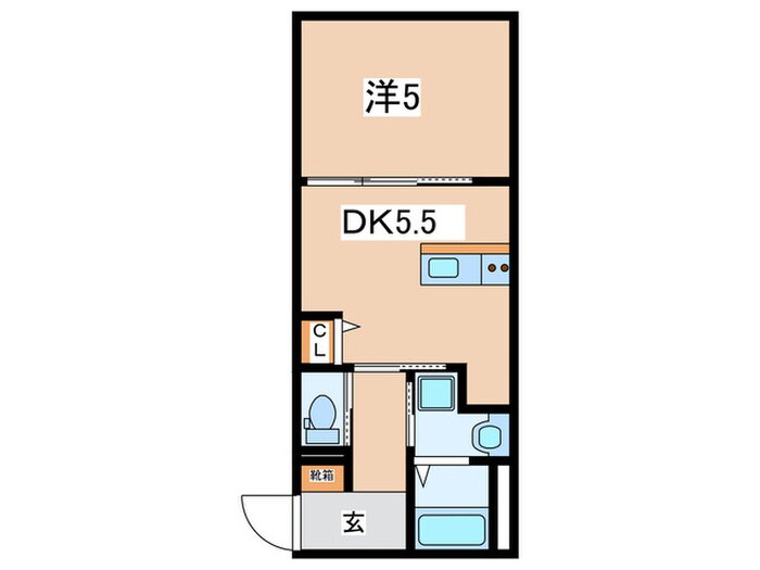 ベイルーム本厚木寿町の物件間取画像