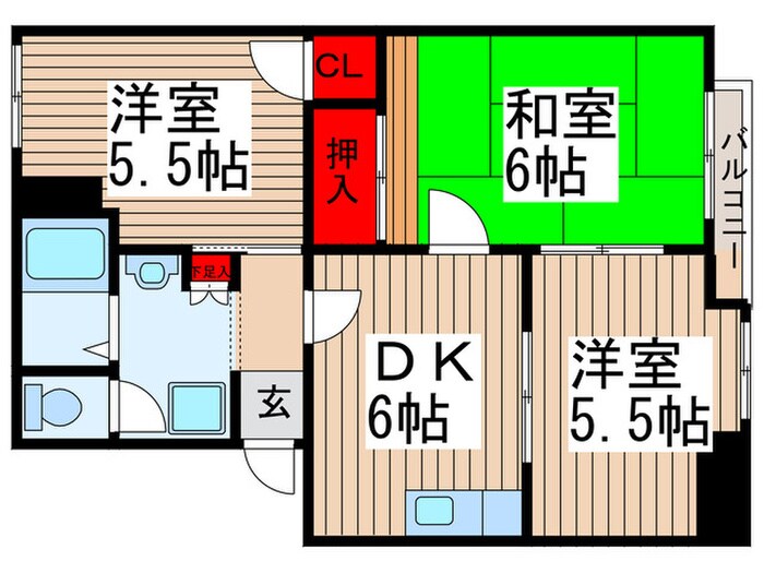 コーポルミエールの物件間取画像