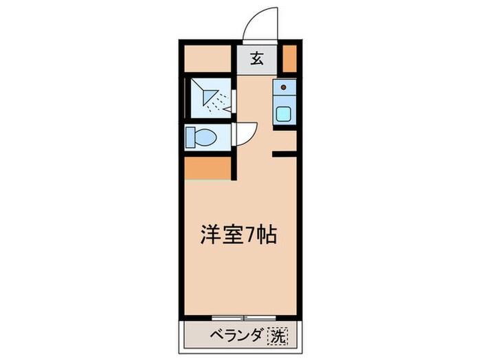 スカイコート府中(207)の物件間取画像