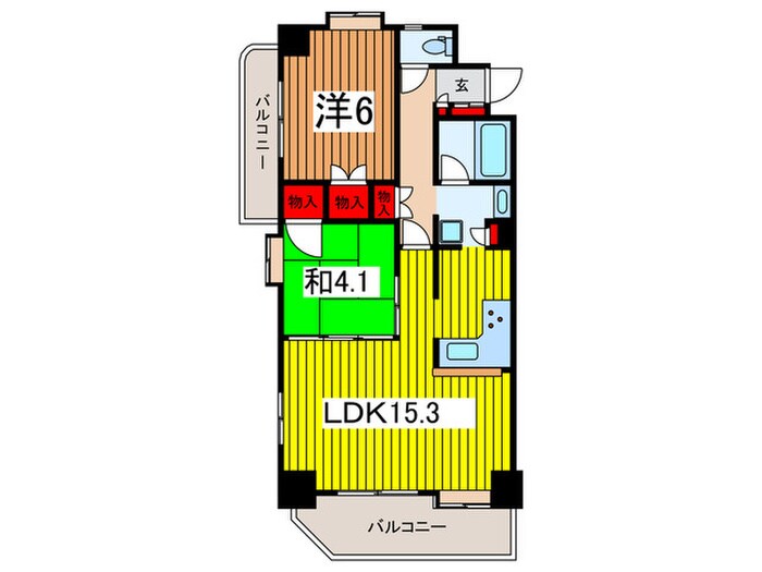 ＬａＳａｎｔｅ浦和常盤公園の物件間取画像