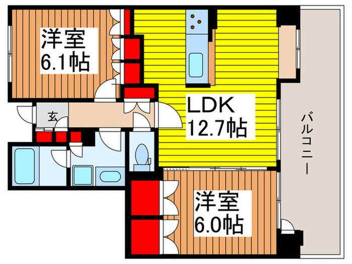 ＬａＳａｎｔｅ浦和常盤公園の物件間取画像