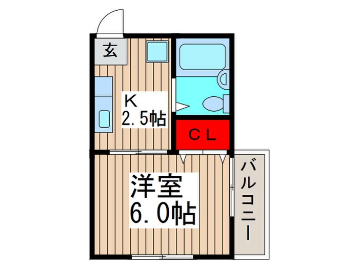 メゾンベーユの物件間取画像