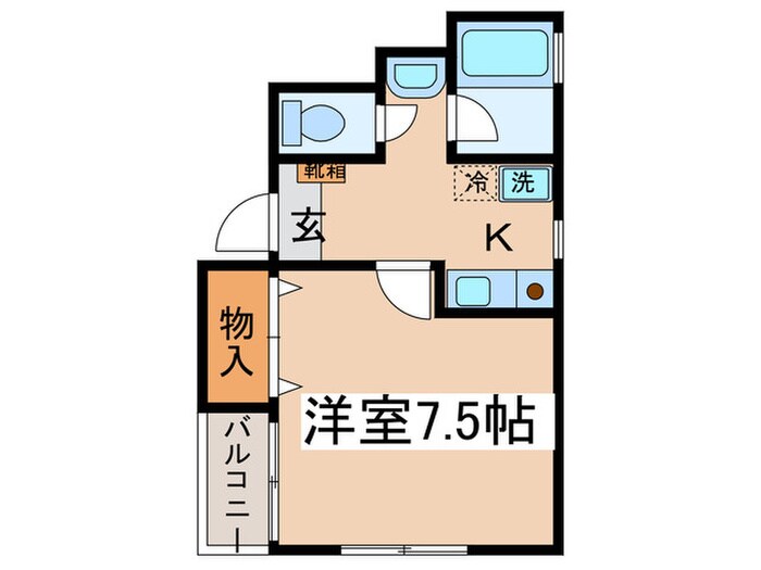 コートアベニューの物件間取画像