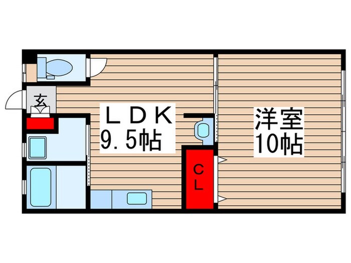 グリーンコーポあたごの物件間取画像