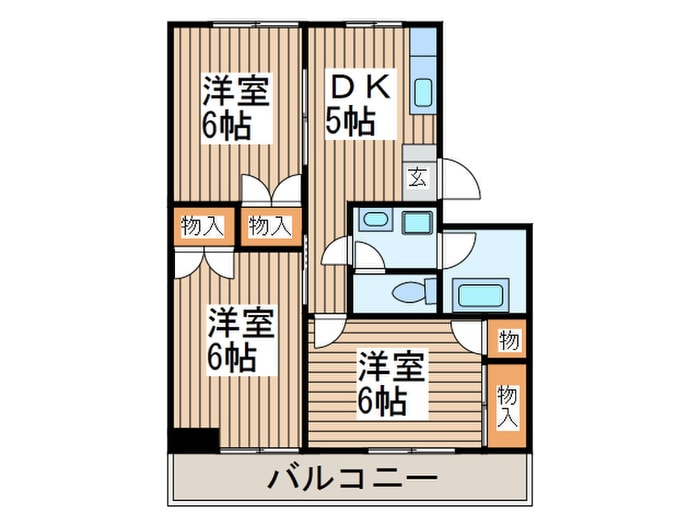 ＬＡ・ＭＡＩＳＯＮ　ｄｅ 一柳の物件間取画像