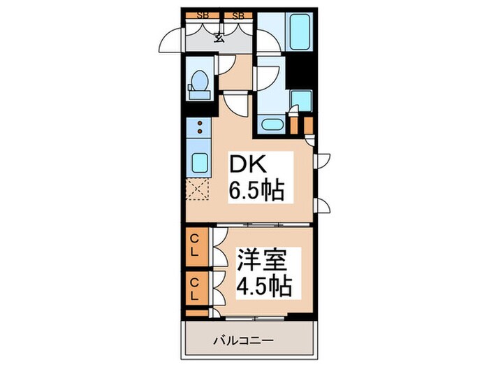 N‘sウエスト蒲田の物件間取画像